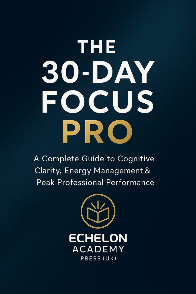 30 Day Focus to improve personal and professional performance and development